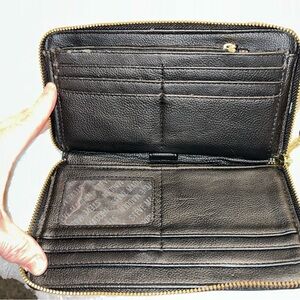 Steve Madden Black Leather Wallet
